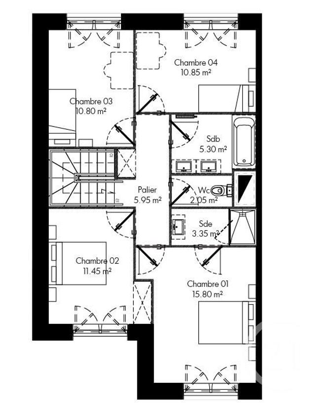 maison à vendre - 5 pièces - 131.65 m2 - LE PORTEL - 62 - NORD-PAS-DE-CALAIS - Century 21 La Concorde