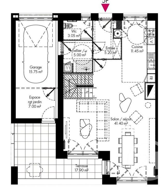 maison à vendre - 5 pièces - 131.65 m2 - LE PORTEL - 62 - NORD-PAS-DE-CALAIS - Century 21 La Concorde